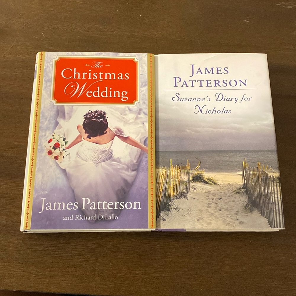 James Patterson Hardbacks Suzanne’s Diary for Nicholas and The Christmas Wedding